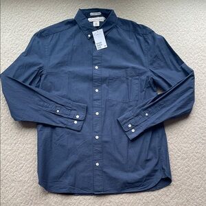 NWTS H&M L.O.G.G Men's Navy Button-Down Shirt